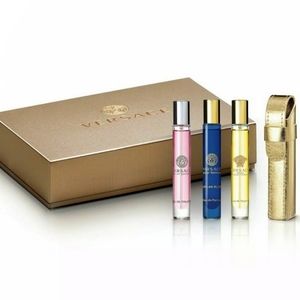 NEW 4pc Versace Collectible E P Travel Fragrance Icons Spray Set